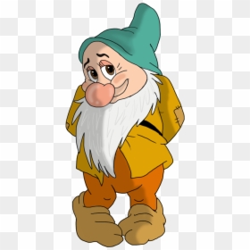 Happy Thoughts Travel Fast - Bashful Dwarf, HD Png Download - snow white and the seven dwarfs png