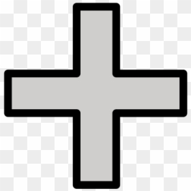 Cross, HD Png Download - white plus sign png