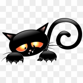 0 29417f 4da3d392 Orig - Clipart Black Cat Halloween Silhouette, HD Png ...