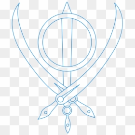 Partap Illos-05 - Drawing, HD Png Download - khanda png
