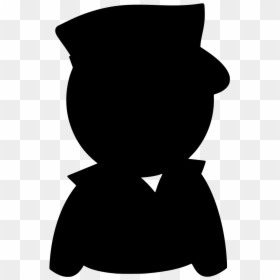 Transparent Cop Hat Png - Police, Png Download - ribbon vector black and white png