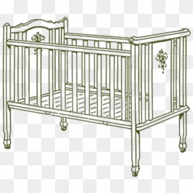 Crib Png Transparent Images - Baby Crib Clip Art, Png Download - baby crib png