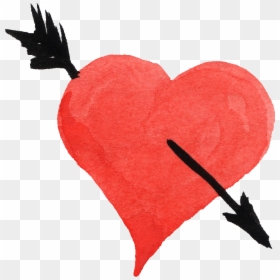 Heart With Arrow Png, Transparent Png - arrow pngs