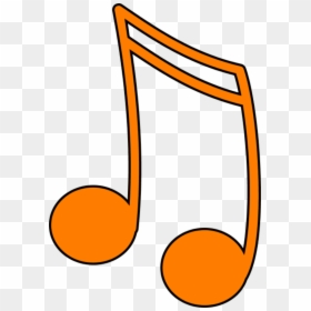 Musical Notes Clip Art Orange - Colorful Music Notes Clip Art, HD Png Download - music note.png