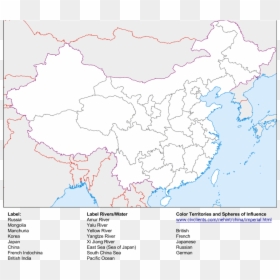 Map Of China, HD Png Download - blank map of usa png