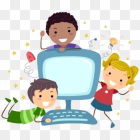 Transparent Cartoon Kid Png - Computer Clipart For Kids, Png Download - cartoon kid png