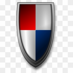 Shield, Knight, Medieval, Protection, Armor, Armour - Red And Blue Shield Logo, HD Png Download - medieval shield png