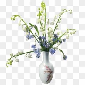 Transparent Flower Vase With Flowers Png , Png Download - Png Transparent Background Flower Vase Png, Png Download - vase of flowers png