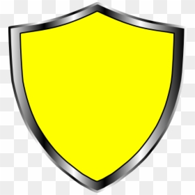 Escudo Amarelo Em Png, Transparent Png - medieval shield png