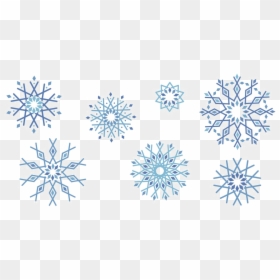 Snowflakes Free Png Image - Snowflakes Adobe Illustrator, Transparent Png - blue snowflakes png