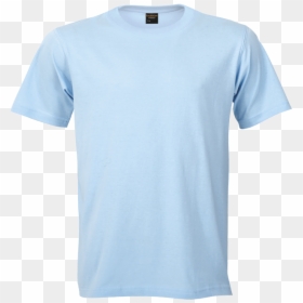 Light Blue T Shirt Template, HD Png Download - blue t shirt png