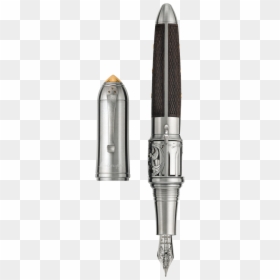 Revolver Fountain Pen - Montegrappa Revolver Pen, HD Png Download - bullet flying png