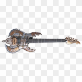 Heavy Electric Esp Metal Guitar Guitars Bass Clipart - Esp Custom Guitars, HD Png Download - guitars png