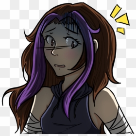Scared Anime Face Drawing, HD Png Download - scared girl png