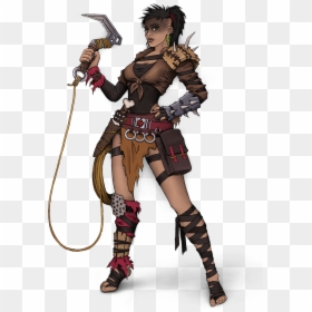 Woman Warrior, HD Png Download - scared girl png