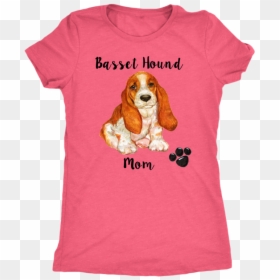 Santa's Little Helper Shirt, HD Png Download - basset hound png