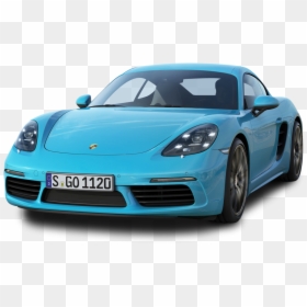 Porsche 718 Cayman S Blue Car Png Image - Blue Porsche 718 Cayman, Transparent Png - blue car png