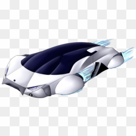 Thumb Image - Flying Car Without Background, HD Png Download - blue car png