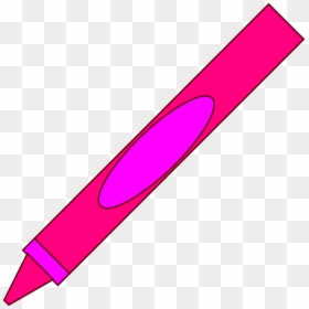 Crayons Clipart Pink - Pink Crayon Transparent Background, HD Png Download - crayon box png