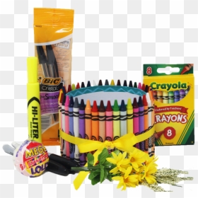 Teacher Appreciation Crayon Bouquet Contents - Baby Toys, HD Png Download - crayon box png