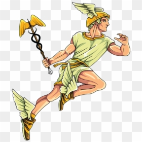Hermes Pages - Cartoon, HD Png Download - greek gods png