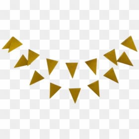 Mini Gold Party Bunting Banner For Bachelorette Or - Energie Aus Der Sonne, HD Png Download - party flags png