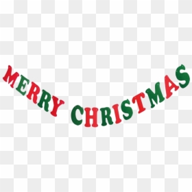 Merry Christmas Banner Png - Christmas Decoration, Transparent Png - party flags png