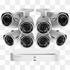 2k Ip Security Camera System With 8 Channel Nvr And - Lorex Security Cameras, HD Png Download - vhs play button png