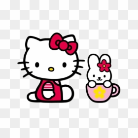 Hello Kitty Pin By Mthegoddess On Characters Transparent - Transparent Background Hello Kitty Png, Png Download - hello kitty face png