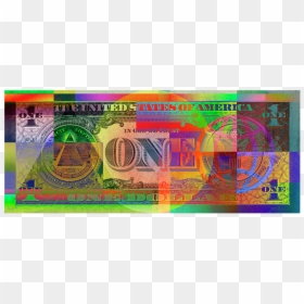 Dollar Bill Pop Art, HD Png Download - one dollar bill png