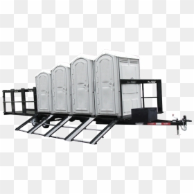 Porta Potty Trailer - Horse Trailer, HD Png Download - porta potty png