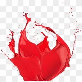 Watercolor Splatter Png Red Splatter Png Red Splash - Red Water Splash Png, Transparent Png - paint splatter transparent png