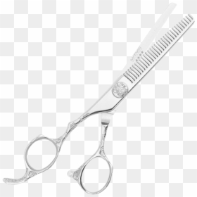 Picture Of Matakki Flower Lefty Professional Hair Thinning - Thinning Scissor, HD Png Download - hair shears png