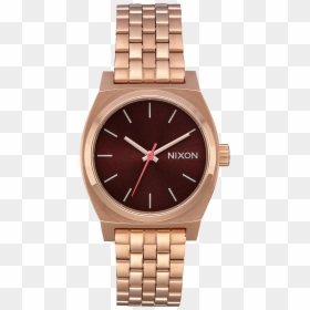 Nixon Rose Gold Brown Watch, HD Png Download - cute subscribe png