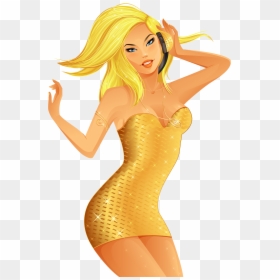 Sexy Cartoon Girl Png, Transparent Png - model girl png