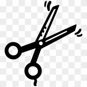 Scissors For Cutting Vector Image Illustration Of - 剪刀 插图, HD Png Download - hair shears png
