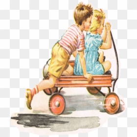 Dick And Jane Donald Trump, HD Png Download - red wagon png