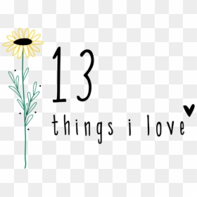 13 Things I Love - Sunflower, HD Png Download - i love new york png