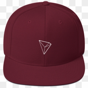 Bitninja Tron Snapback Hat Maroon - Baseball Cap, HD Png Download - snap back png