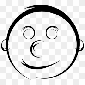 Black And White Smiley Face Clipart , Png Download - Black And White Smiley Face, Transparent Png - white smiley face png