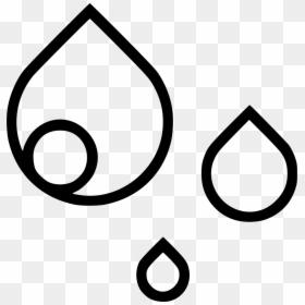 Raindrops - Icon, HD Png Download - raindrops falling png