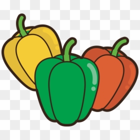 Bell Pepper,vegan Nutrition,food - パプリカ イラスト, HD Png Download - habanero png