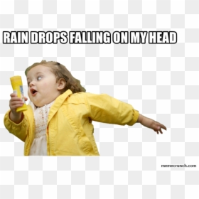 Rain Drops Falling On My Head - Emma Memes, HD Png Download - raindrops falling png
