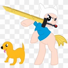 Adventure Time Mlp, HD Png Download - finn and jake png