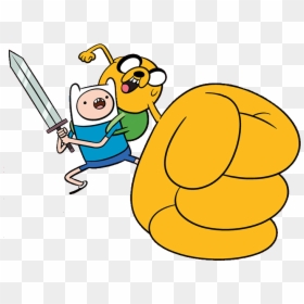 Nintendo Fanon Wiki - Finn Riding Jake Adventure Time, HD Png Download - finn and jake png