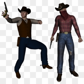 Cowboy, Boots, Western, Cowboy Boots, West, Leather - Western Cowboy Transparent Png, Png Download - cowboy boots and hat png
