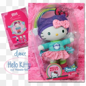 Large Dance Hello Kitty Doll - Hello Kitty, HD Png Download - hello kitty head png