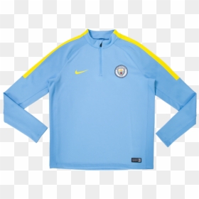 Manchester City Sqd Drill Top - Long-sleeved T-shirt, HD Png Download - manchester city png