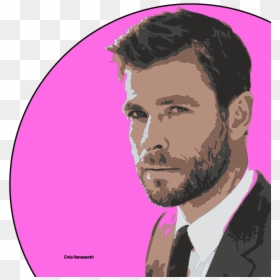 Chris Hemsworth Yasss Crop - Illustration, HD Png Download - chris hemsworth png