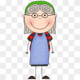 Old Clipart Old Woman - Clip Art Old Lady Who Swallowed, HD Png Download - old woman png